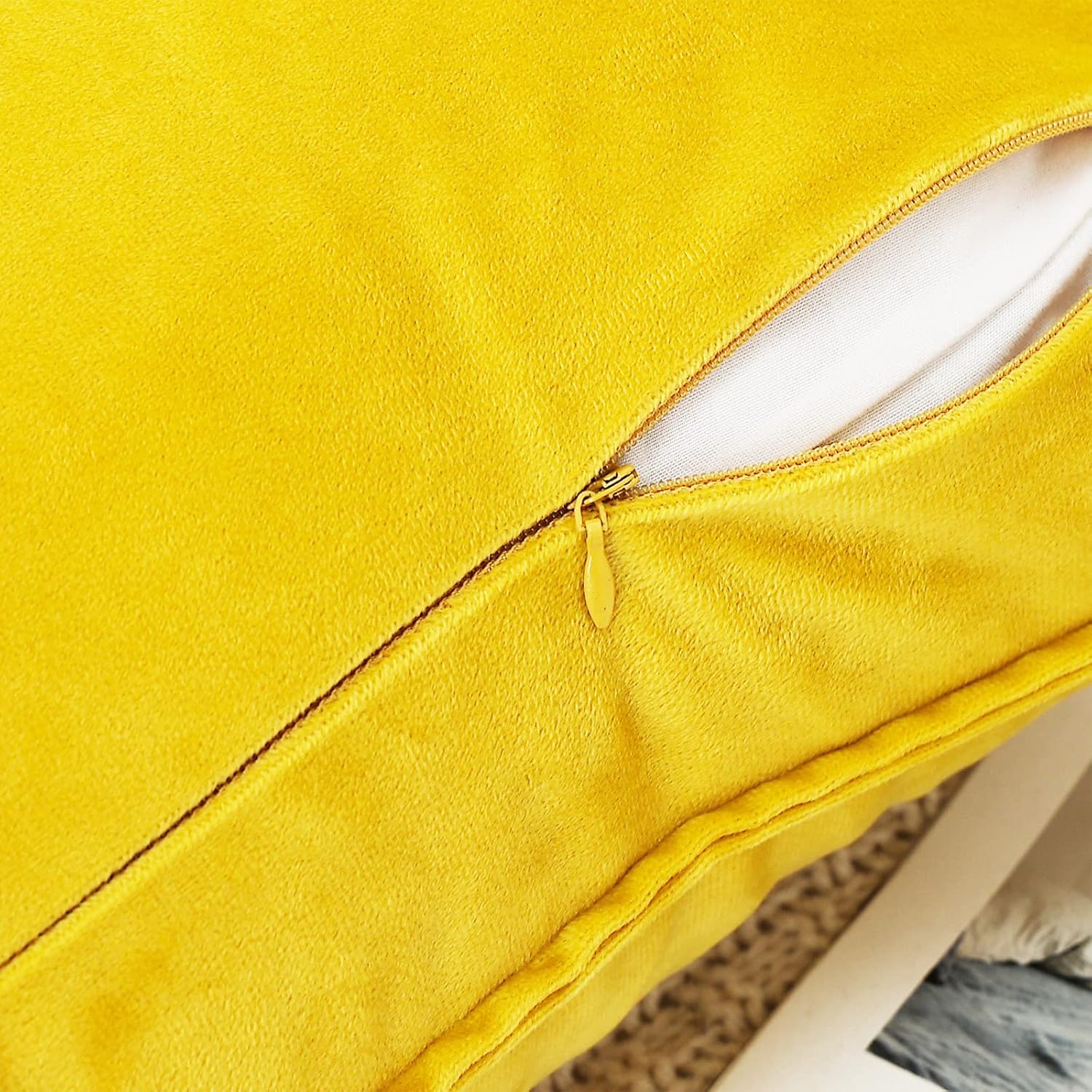 Dekokissenbezüge 2er Pack weiche dekorative quadratische Kissenbezüge für Couch - Bild 101 von 102