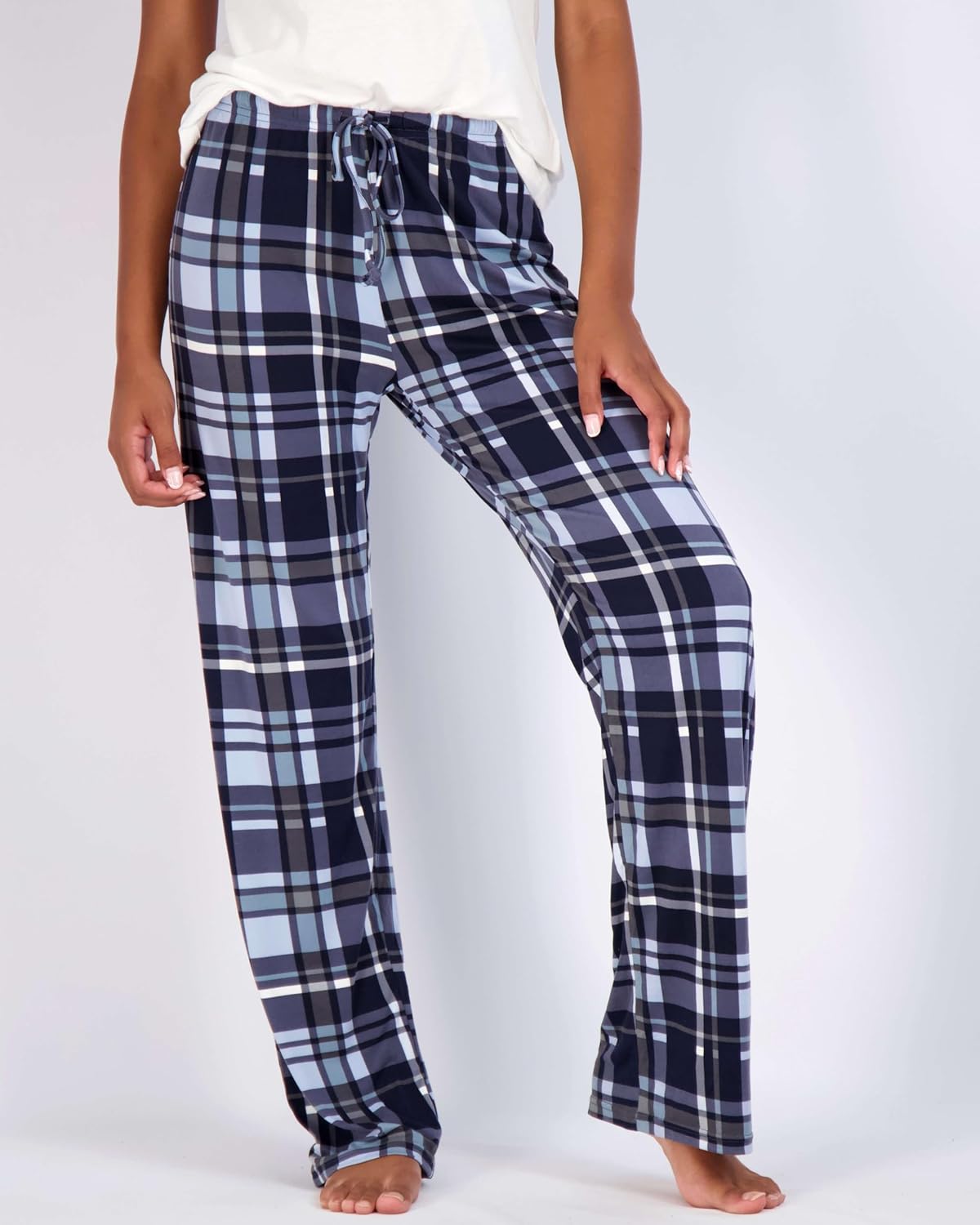3 Pack: Women’s Ultra-Soft Comfy Pajama Lounge Pants Sleepwear - Picture 60 of 84