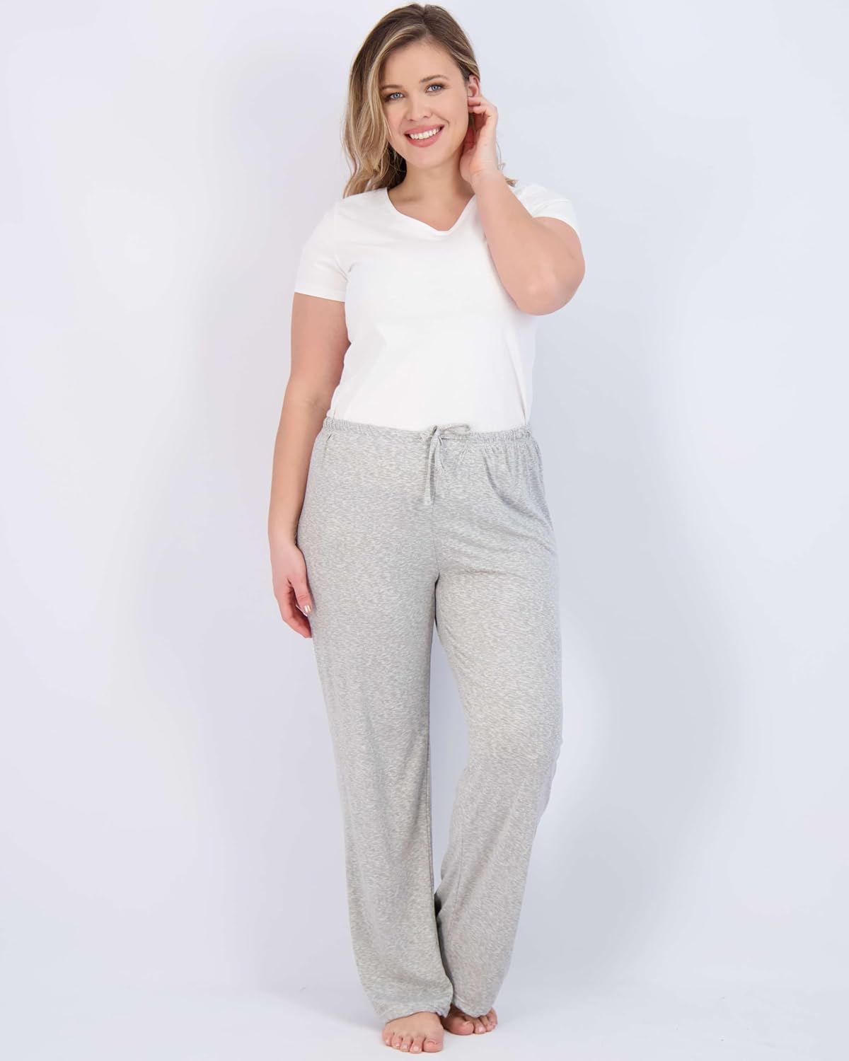 3 Pack: Women’s Ultra-Soft Comfy Pajama Lounge Pants Sleepwear - Picture 84 of 84