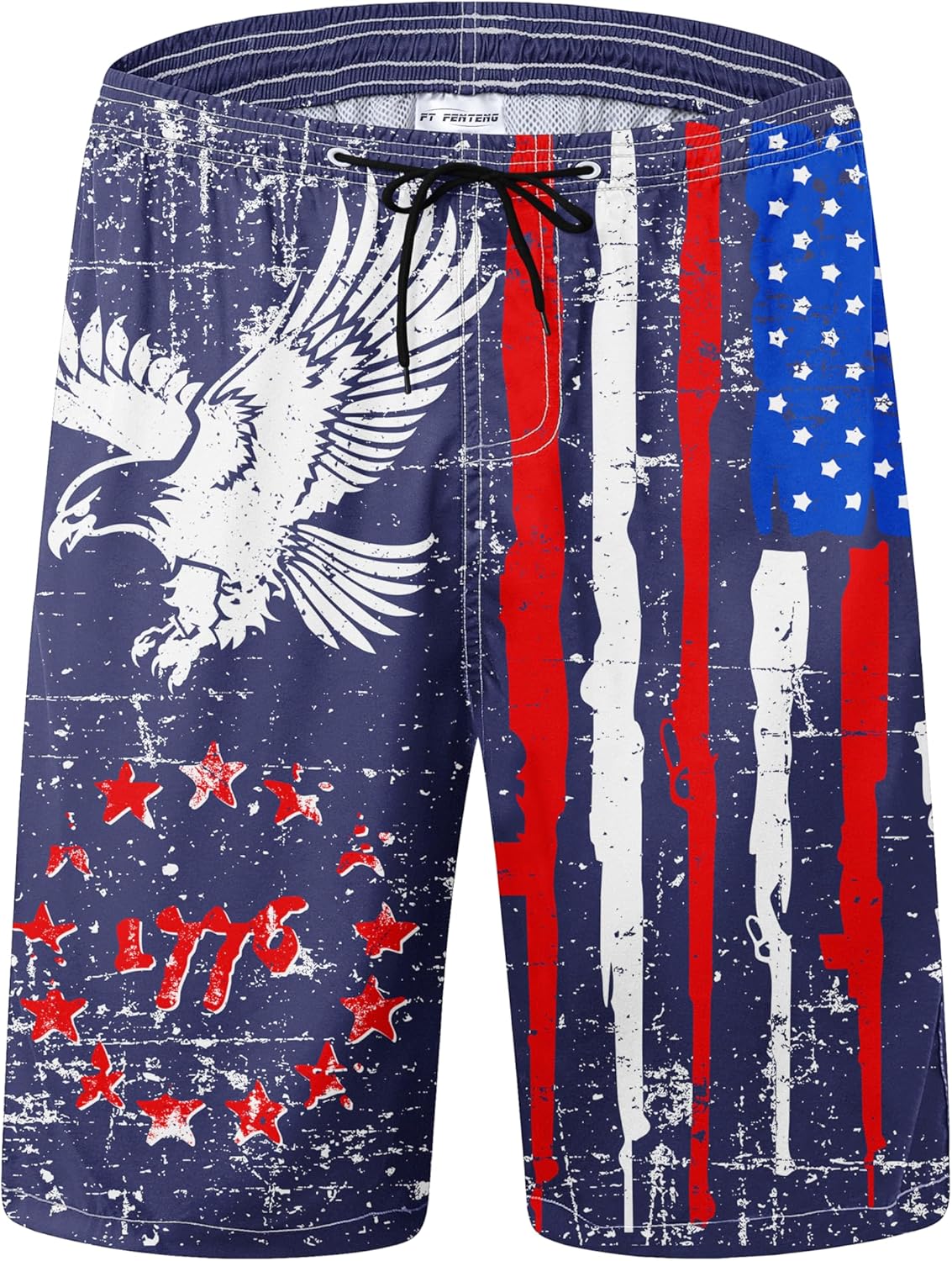 Herren Badehose schnelltrocknend Boardshorts mit Netzfutter Strandshorts Bademode - Bild 70 von 186