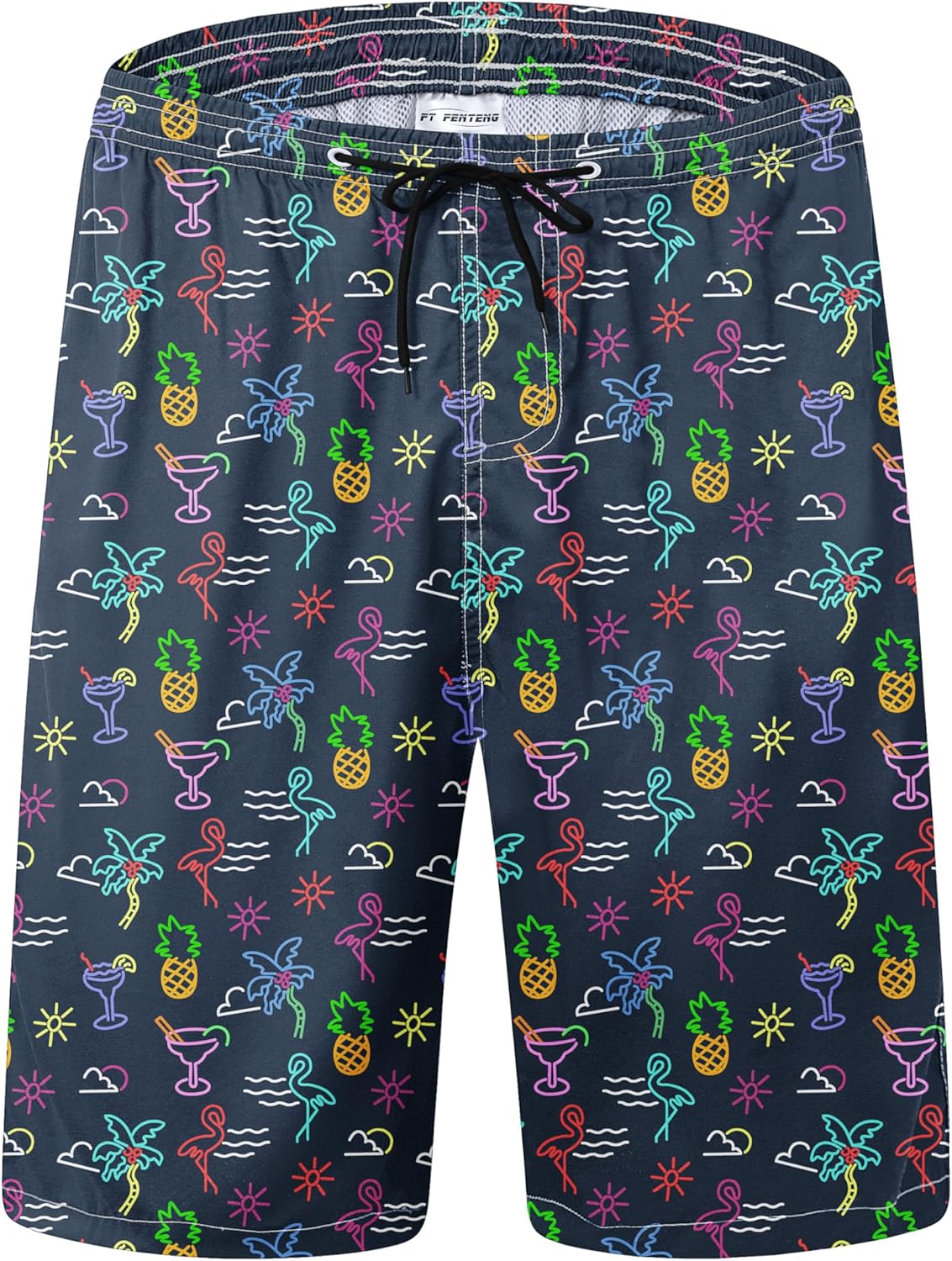 Herren Badehose schnelltrocknend Boardshorts mit Netzfutter Strandshorts Bademode - Bild 87 von 186
