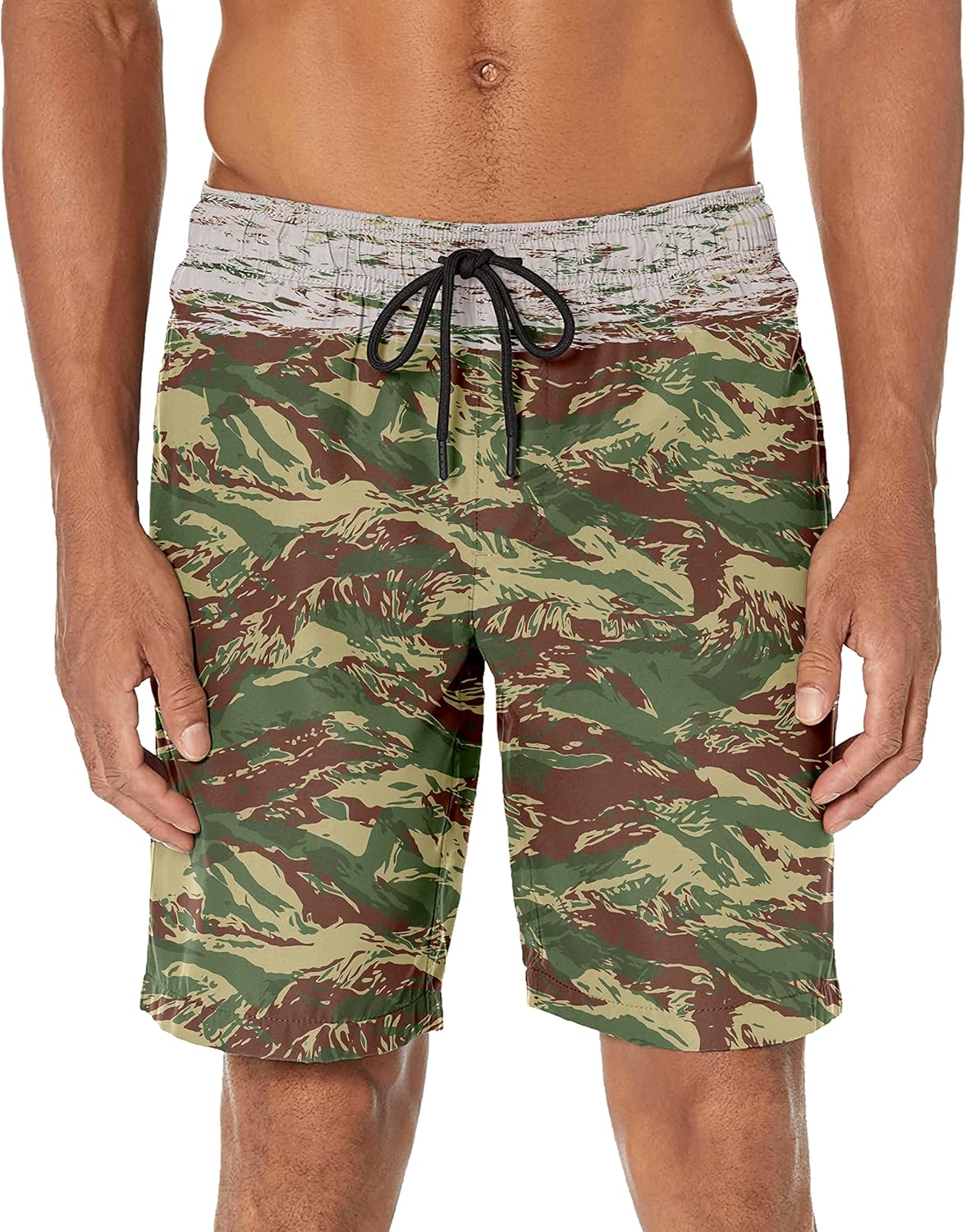Herren Badehose schnelltrocknend Boardshorts mit Netzfutter Strandshorts Bademode - Bild 176 von 186
