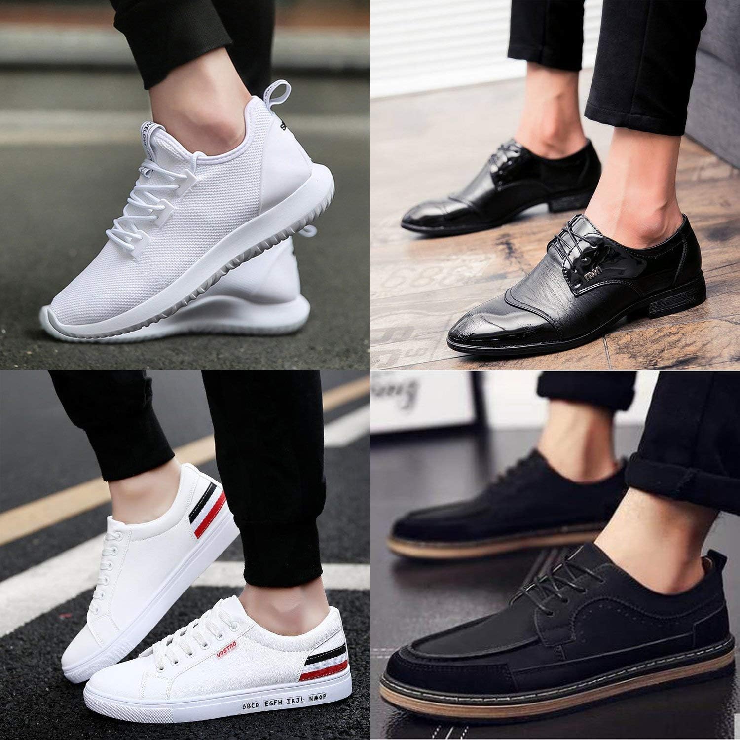 No Show Socks for Men 6/8 pack Cotton Thin Low Cut Non Slip for Sneakers - Picture 23 of 59