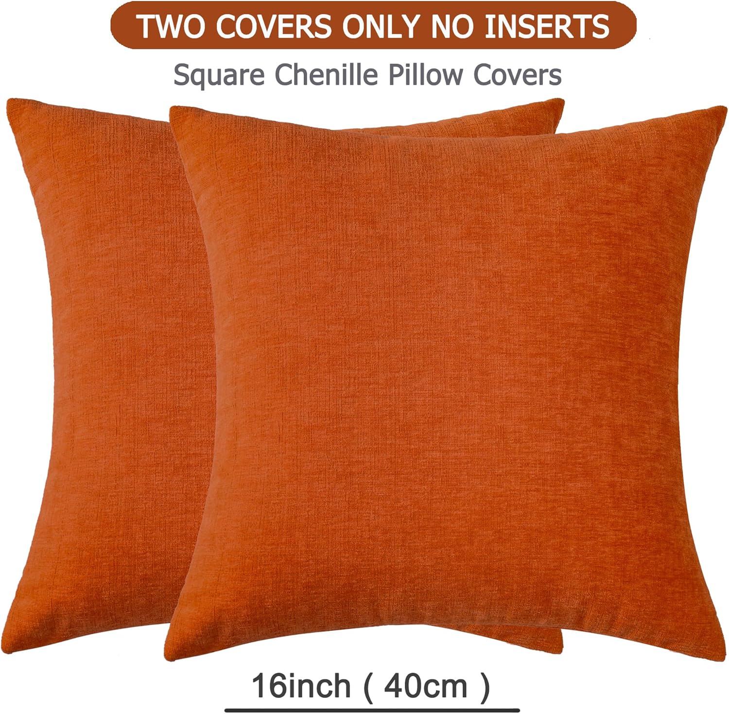 Fundas de almohada decorativas 2 piezas, funda de almohada de chenilla suave para sofá - Imagen 30 de 168