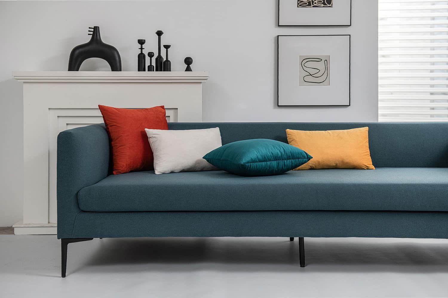 Fundas de almohada 2 piezas acogedoras fundas de almohada decorativas de terciopelo suave para decoración del hogar - Imagen 41 de 271