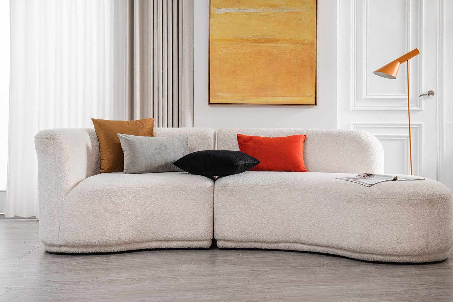 Fundas de almohada 2 piezas acogedoras fundas de almohada decorativas de terciopelo suave para decoración del hogar - Imagen 80 de 271