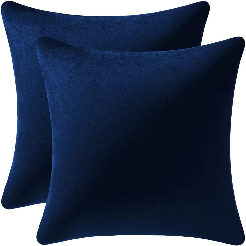Fundas de almohada 2 piezas acogedoras fundas de almohada decorativas de terciopelo suave para decoración del hogar - Imagen 93 de 271