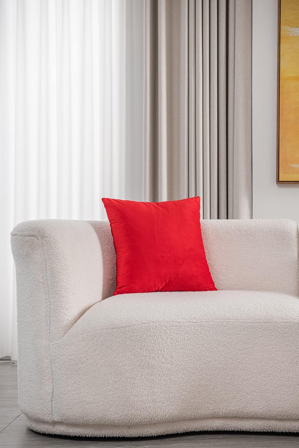 Fundas de almohada 2 piezas acogedoras fundas de almohada decorativas de terciopelo suave para decoración del hogar - Imagen 118 de 271