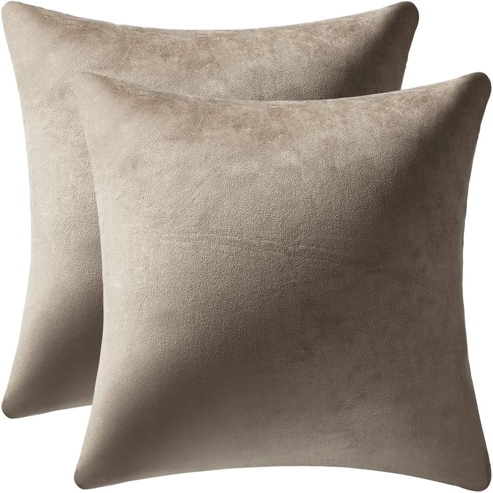 Fundas de almohada 2 piezas acogedoras fundas de almohada decorativas de terciopelo suave para decoración del hogar - Imagen 123 de 271