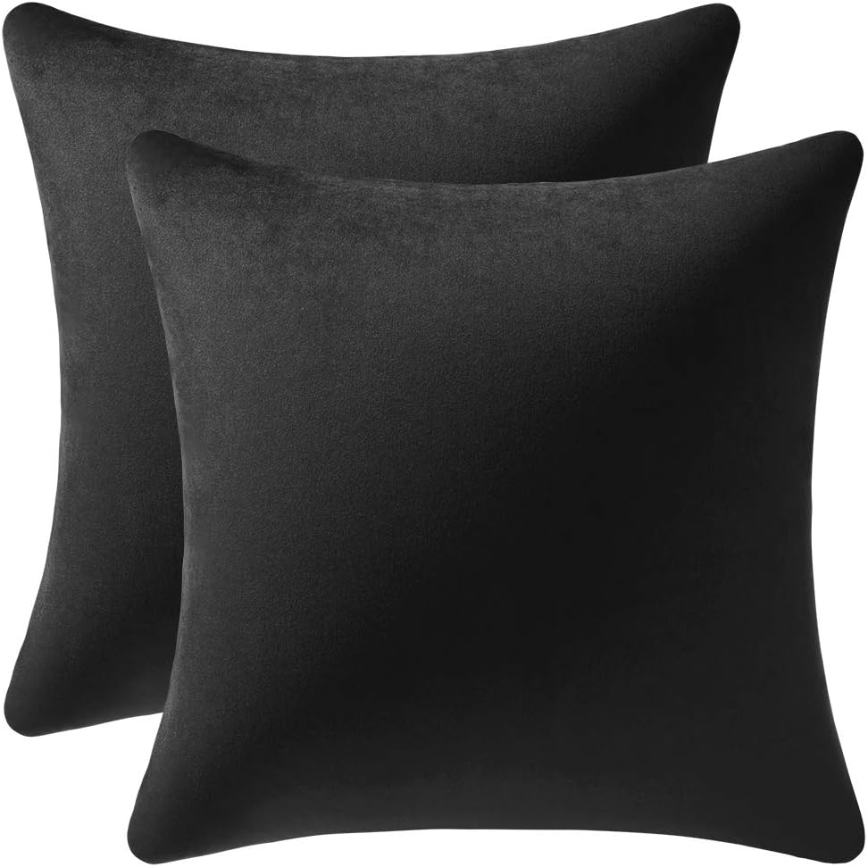 Fundas de almohada 2 piezas acogedoras fundas de almohada decorativas de terciopelo suave para decoración del hogar - Imagen 168 de 271