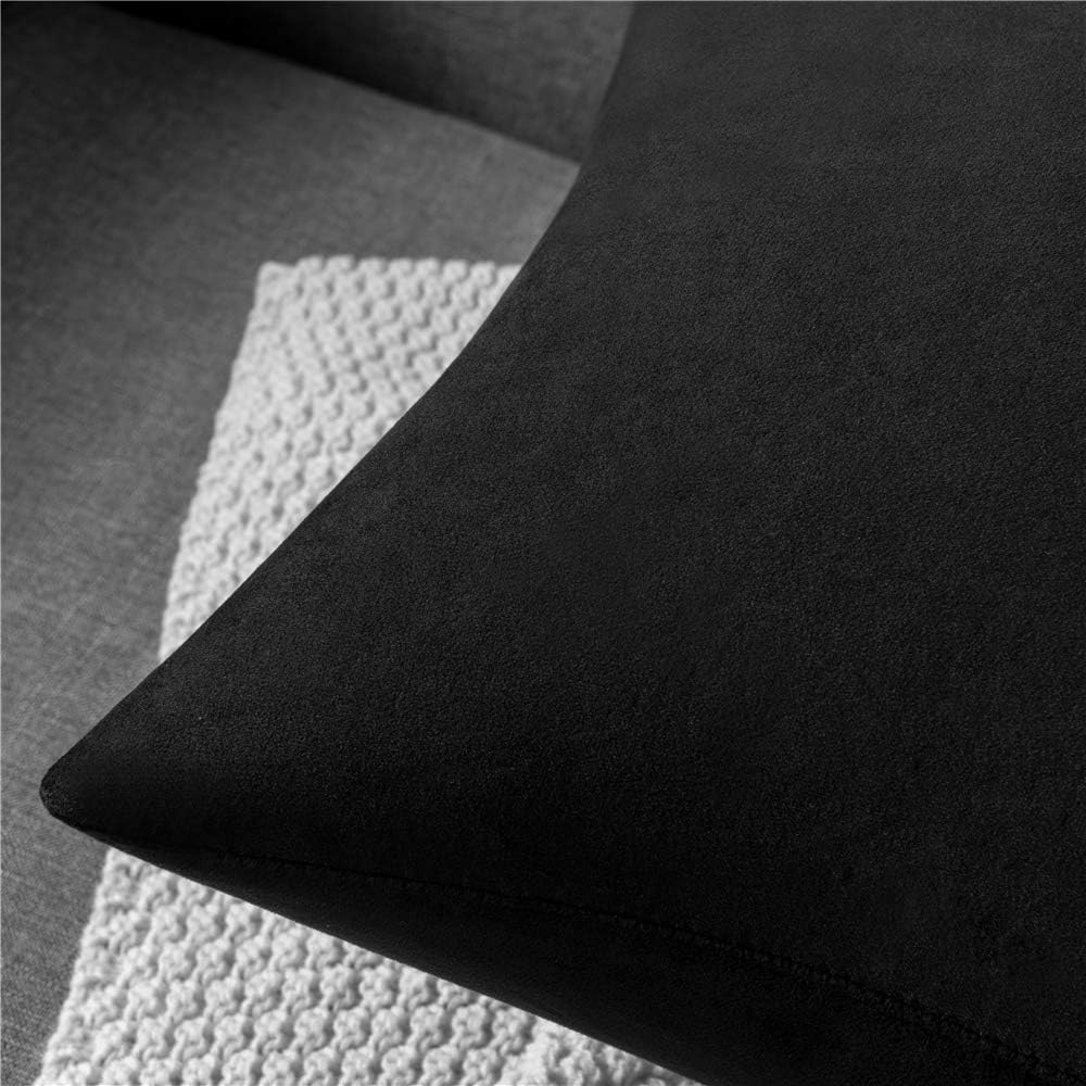 Fundas de almohada 2 piezas acogedoras fundas de almohada decorativas de terciopelo suave para decoración del hogar - Imagen 169 de 271