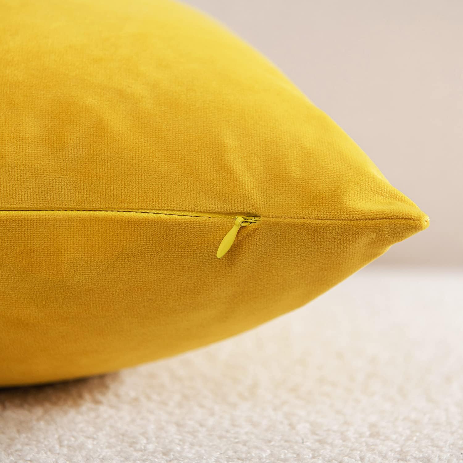 Fundas de almohada 2 piezas acogedoras fundas de almohada decorativas de terciopelo suave para decoración del hogar - Imagen 181 de 271
