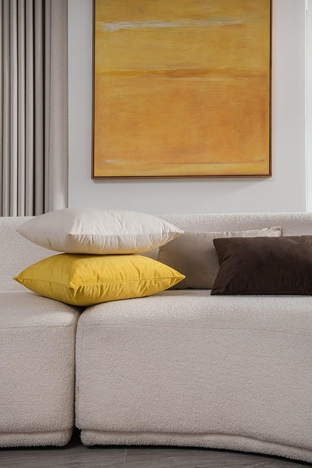 Fundas de almohada 2 piezas acogedoras fundas de almohada decorativas de terciopelo suave para decoración del hogar - Imagen 183 de 271