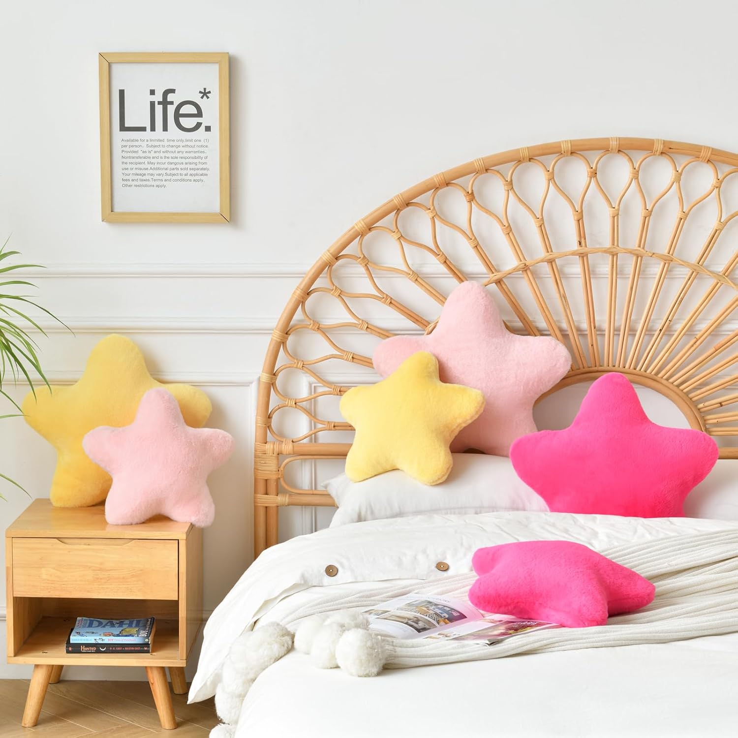 Sternenkissen, Deko Dekokissen für Bett Couch, 15 Zoll Kissen Plüschkissen - Bild 29 von 125
