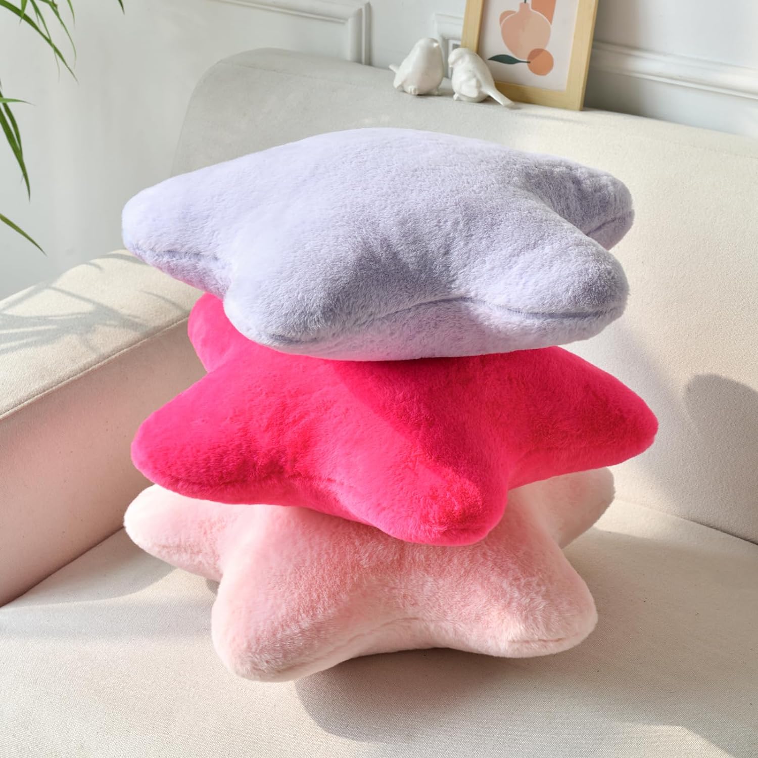 Sternenkissen, Deko Dekokissen für Bett Couch, 15 Zoll Kissen Plüschkissen - Bild 30 von 125