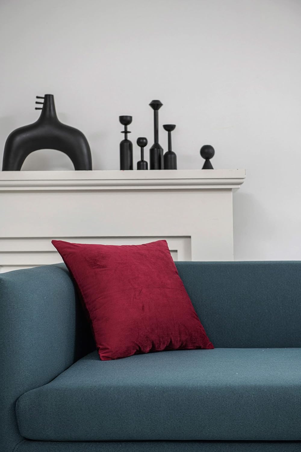 Fundas de almohada 2 piezas acogedoras fundas de almohada decorativas de terciopelo suave para decoración del hogar - Imagen 193 de 271