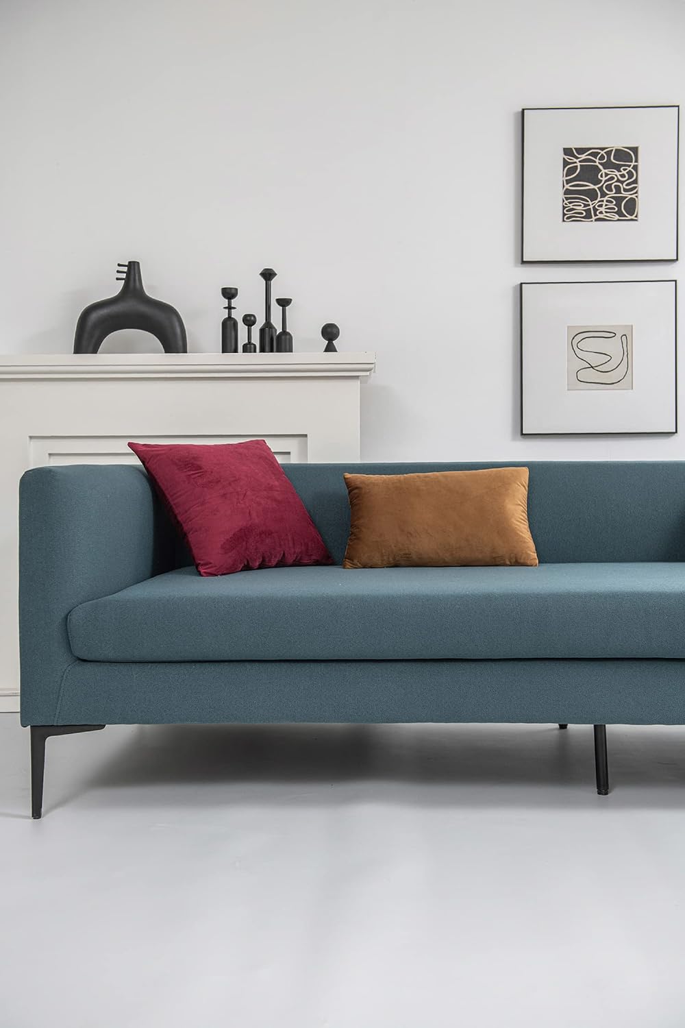 Fundas de almohada 2 piezas acogedoras fundas de almohada decorativas de terciopelo suave para decoración del hogar - Imagen 194 de 271