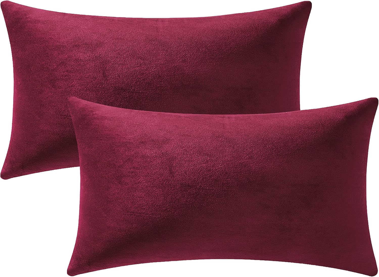 Fundas de almohada 2 piezas acogedoras fundas de almohada decorativas de terciopelo suave para decoración del hogar - Imagen 197 de 271