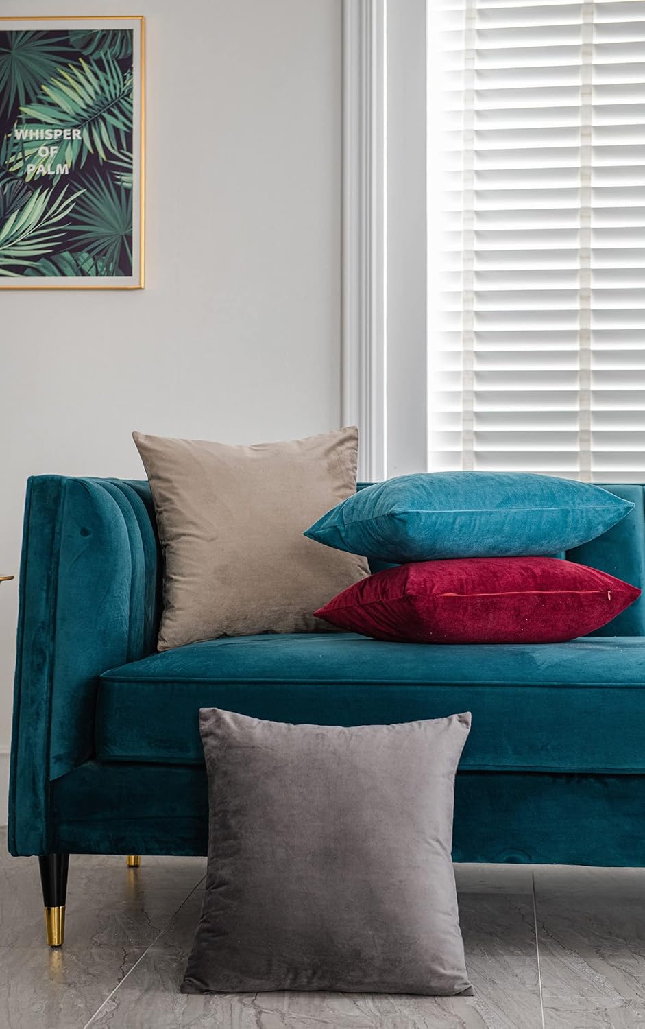 Fundas de almohada 2 piezas acogedoras fundas de almohada decorativas de terciopelo suave para decoración del hogar - Imagen 199 de 271