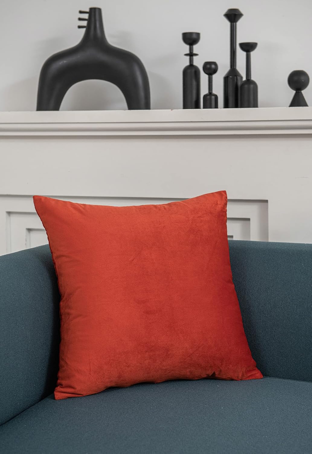 Fundas de almohada 2 piezas acogedoras fundas de almohada decorativas de terciopelo suave para decoración del hogar - Imagen 204 de 271