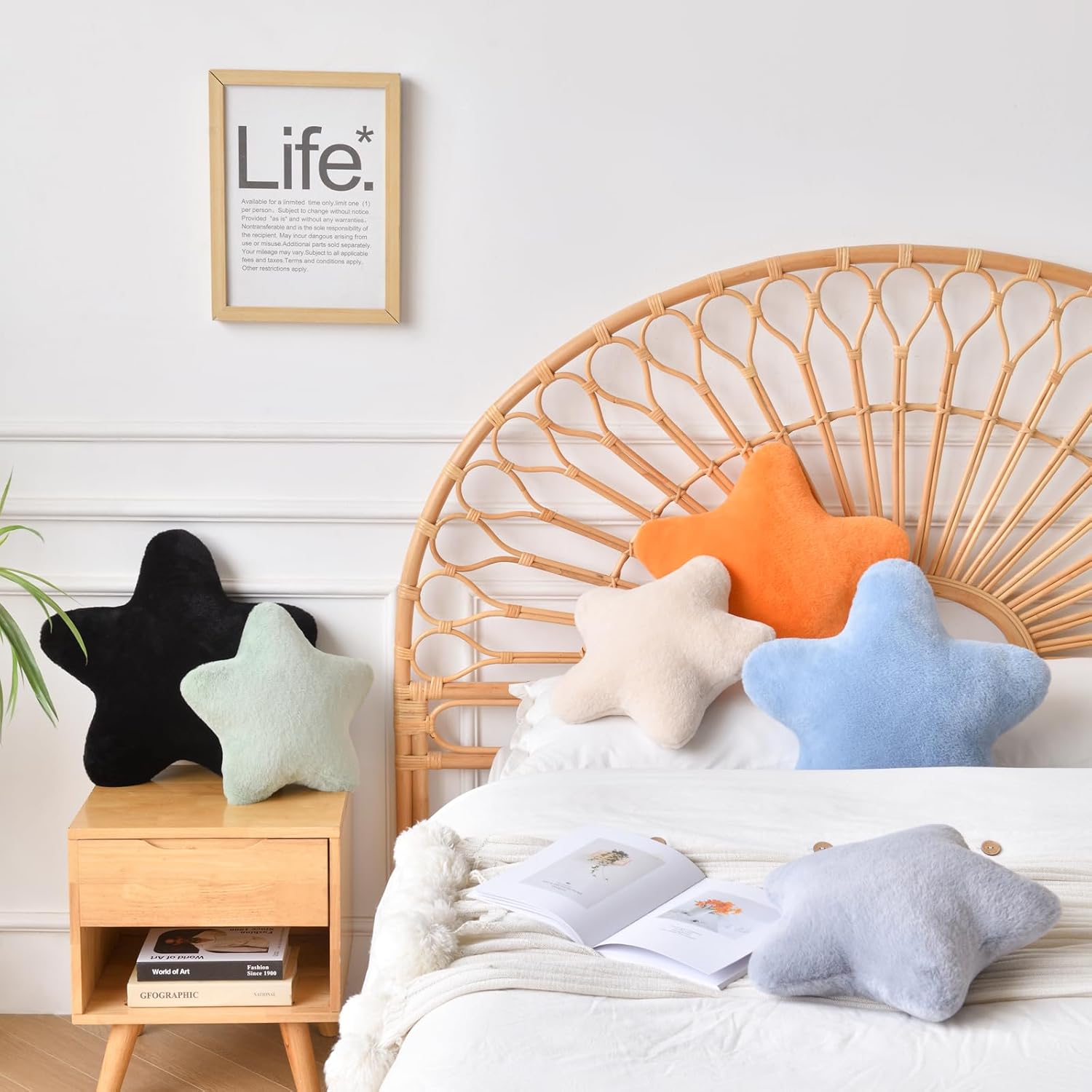 Sternenkissen, Deko Dekokissen für Bett Couch, 15 Zoll Kissen Plüschkissen - Bild 36 von 125