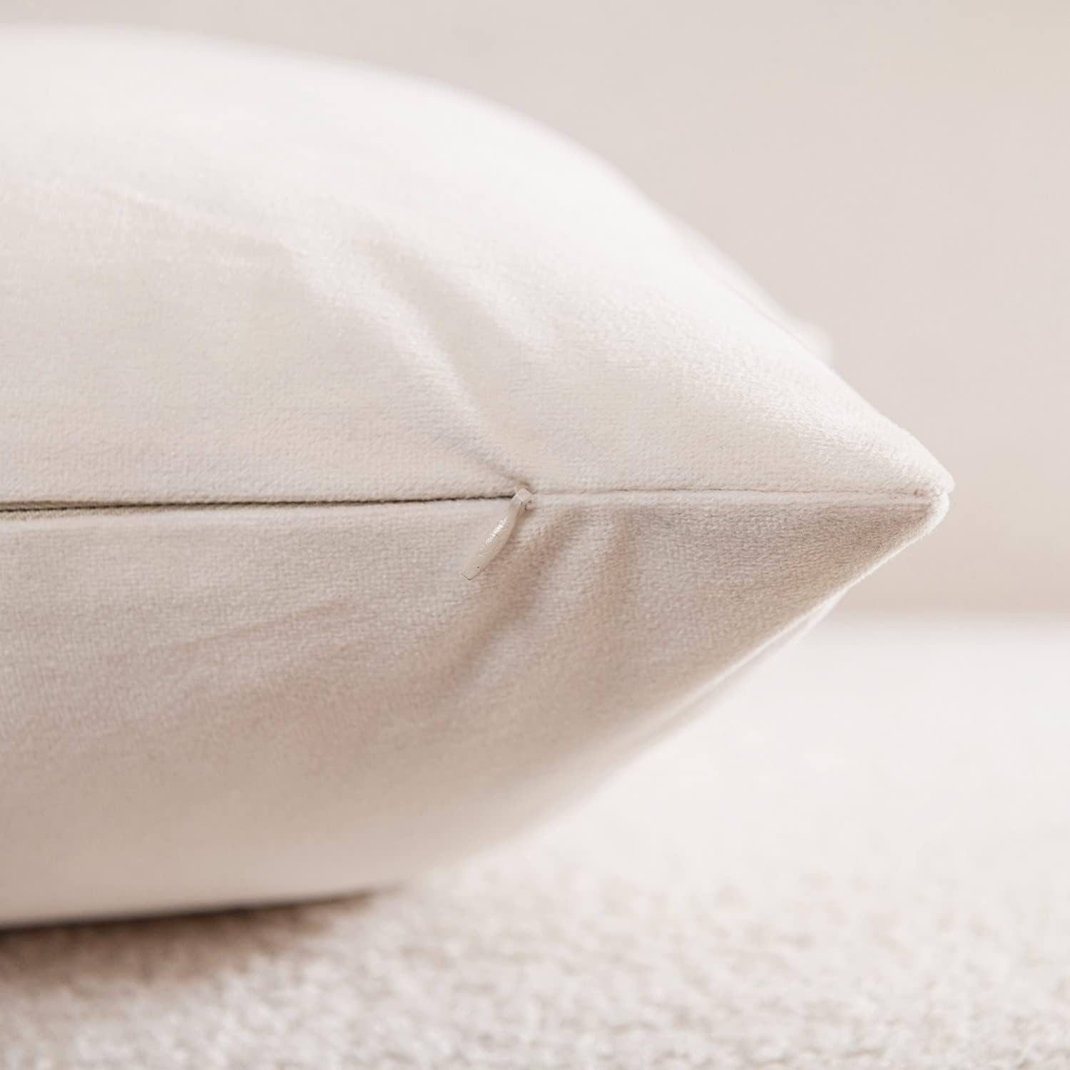 Fundas de almohada 2 piezas acogedoras fundas de almohada decorativas de terciopelo suave para decoración del hogar - Imagen 238 de 271