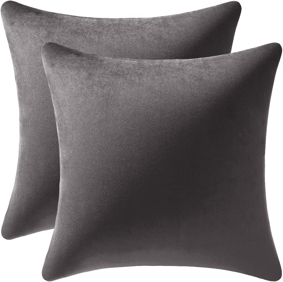 Fundas de almohada 2 piezas acogedoras fundas de almohada decorativas de terciopelo suave para decoración del hogar - Imagen 249 de 271