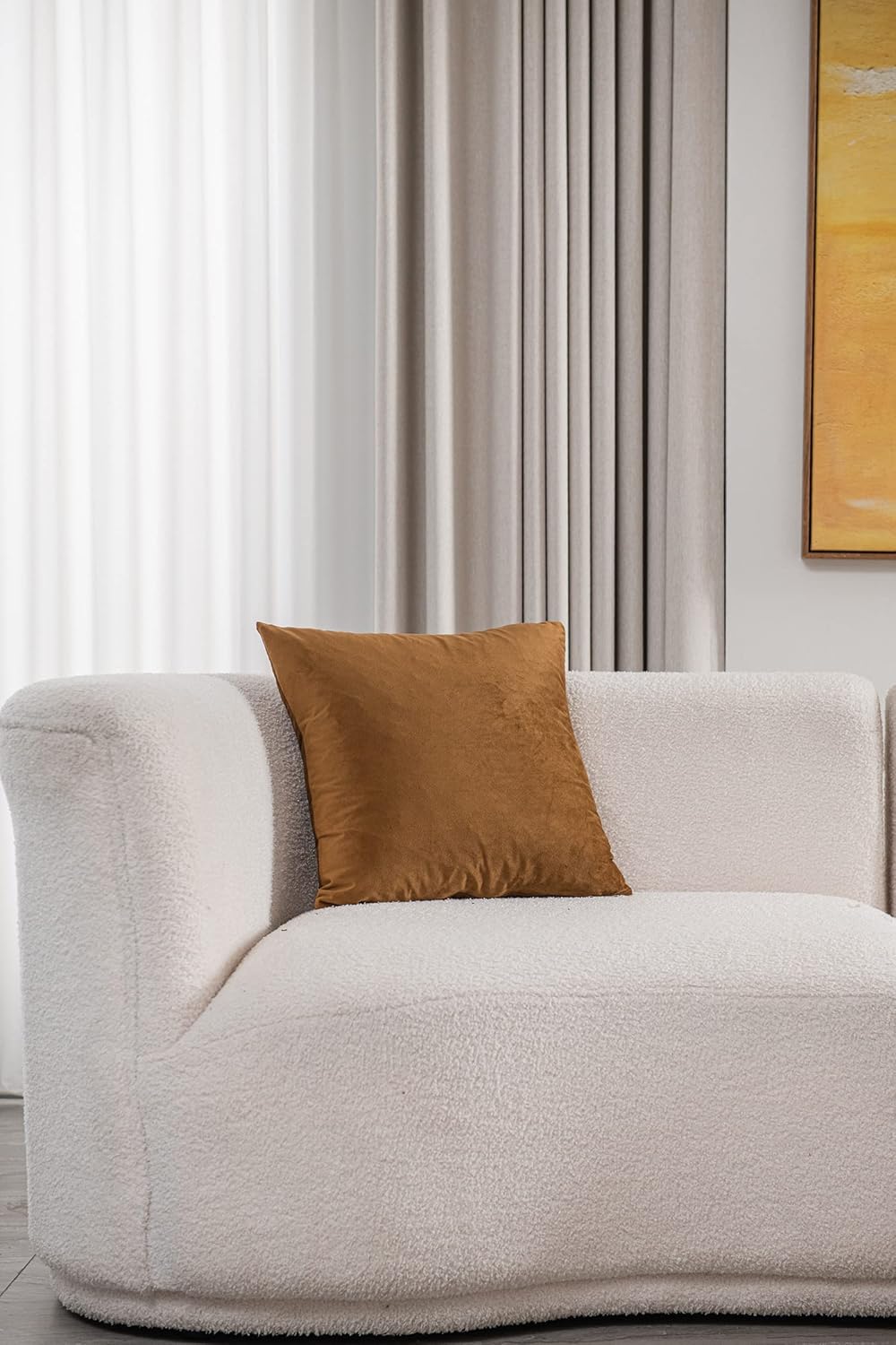 Fundas de almohada 2 piezas acogedoras fundas de almohada decorativas de terciopelo suave para decoración del hogar - Imagen 262 de 271