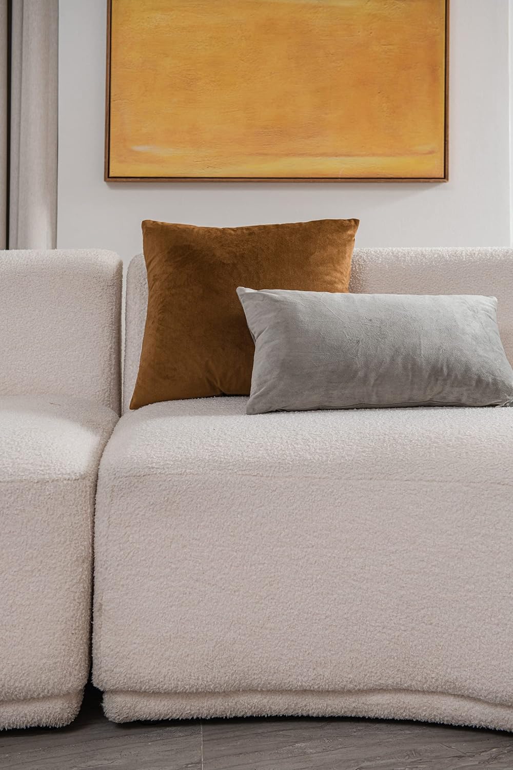 Fundas de almohada 2 piezas acogedoras fundas de almohada decorativas de terciopelo suave para decoración del hogar - Imagen 265 de 271