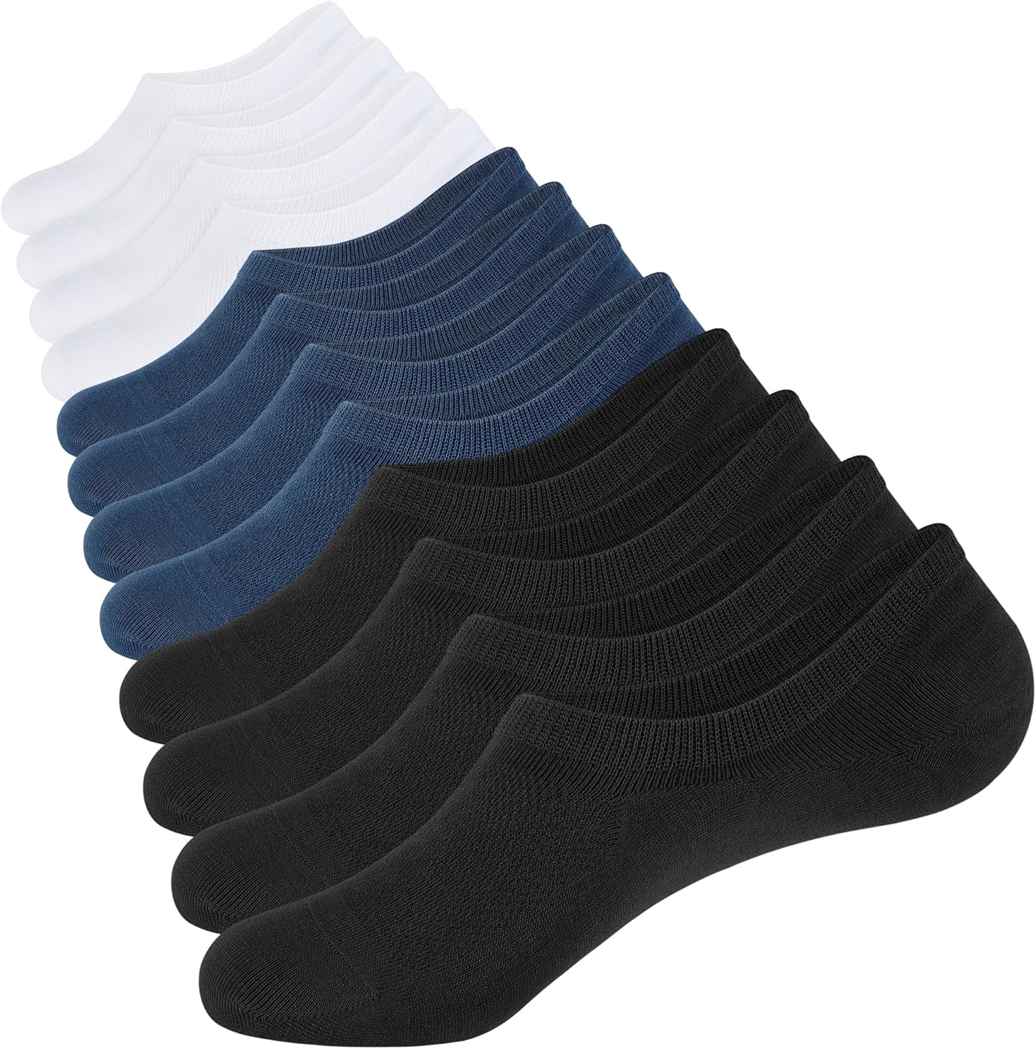 unsichtbare Herrensocken Baumwolle dünn hohe Elastizität tief geschnittene Söckchen 6 Paar - Bild 31 von 41