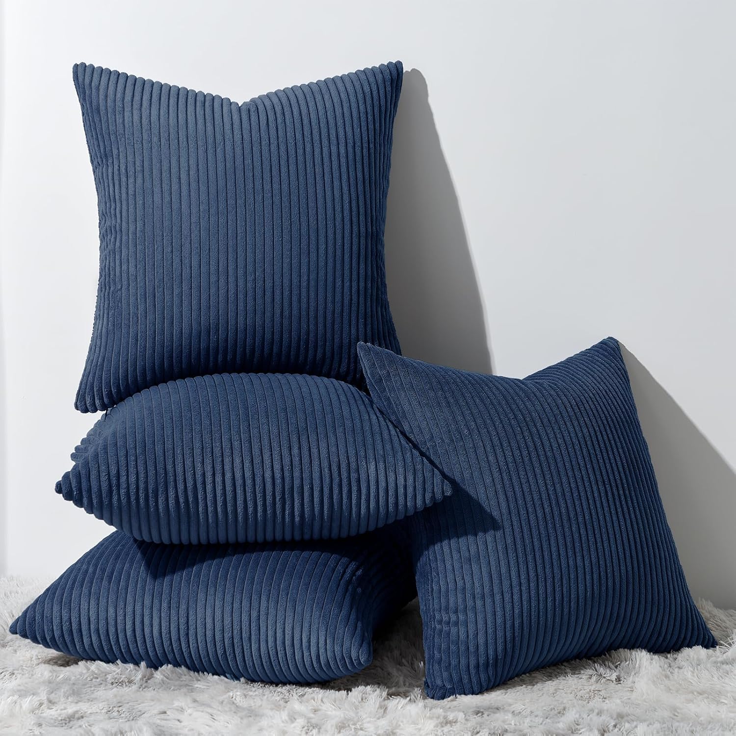 Decorative Throw Pillow Covers, Set of 4 Soft Velvet Cushion Cases for Farmhouse - Picture 88 of 181
