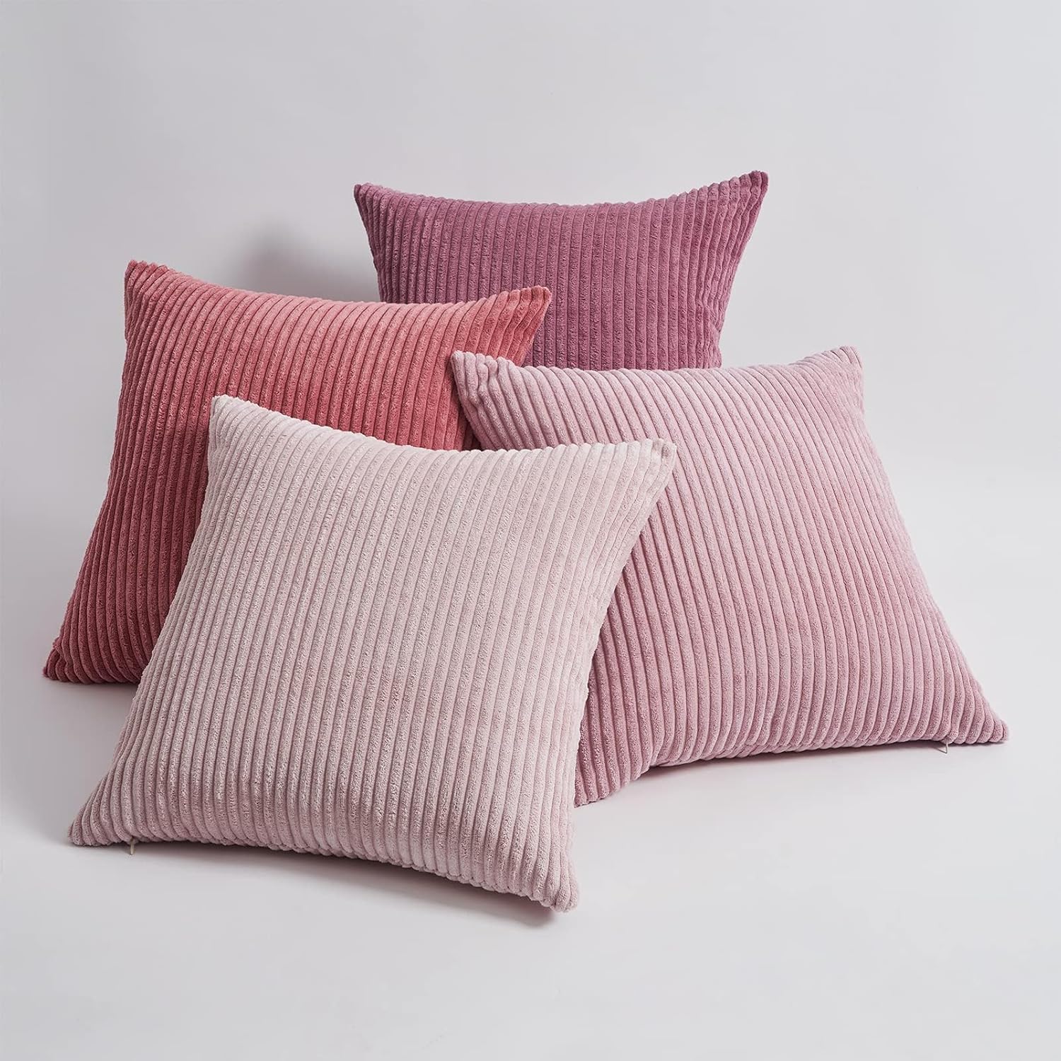 Decorative Throw Pillow Covers, Set of 4 Soft Velvet Cushion Cases for Farmhouse - Picture 125 of 181