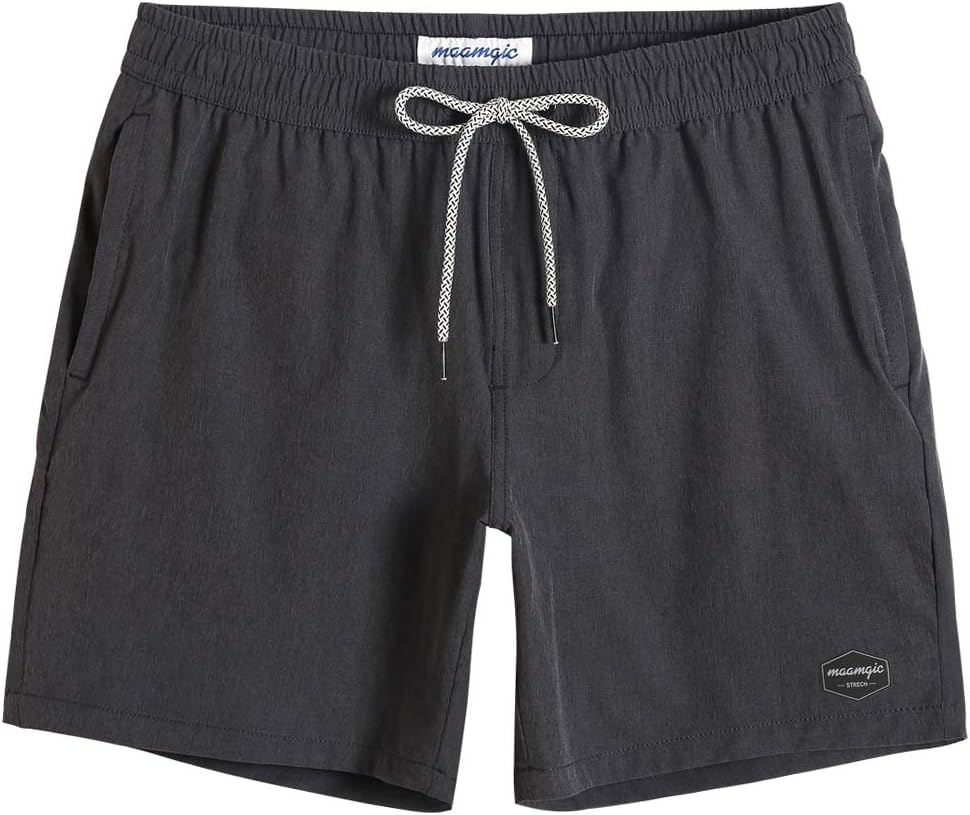 Mens 7" Stretch Swim Trunks Quick Dry Mesh Lining Swimwear Bathing Suits - Picture 31 of 57