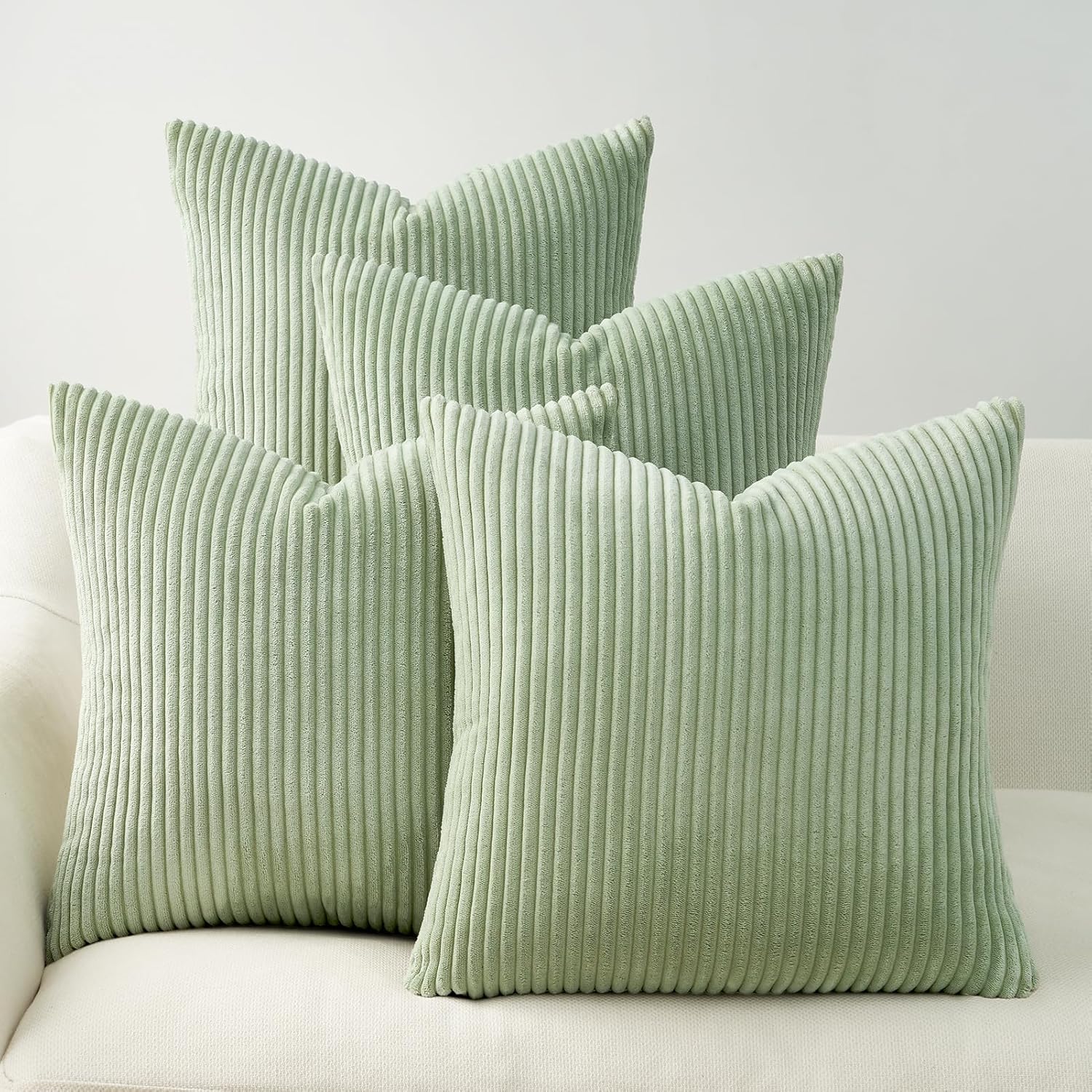 Decorative Throw Pillow Covers, Set of 4 Soft Velvet Cushion Cases for Farmhouse - Picture 133 of 181