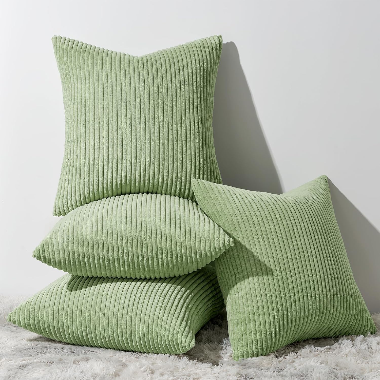 Decorative Throw Pillow Covers, Set of 4 Soft Velvet Cushion Cases for Farmhouse - Picture 134 of 181