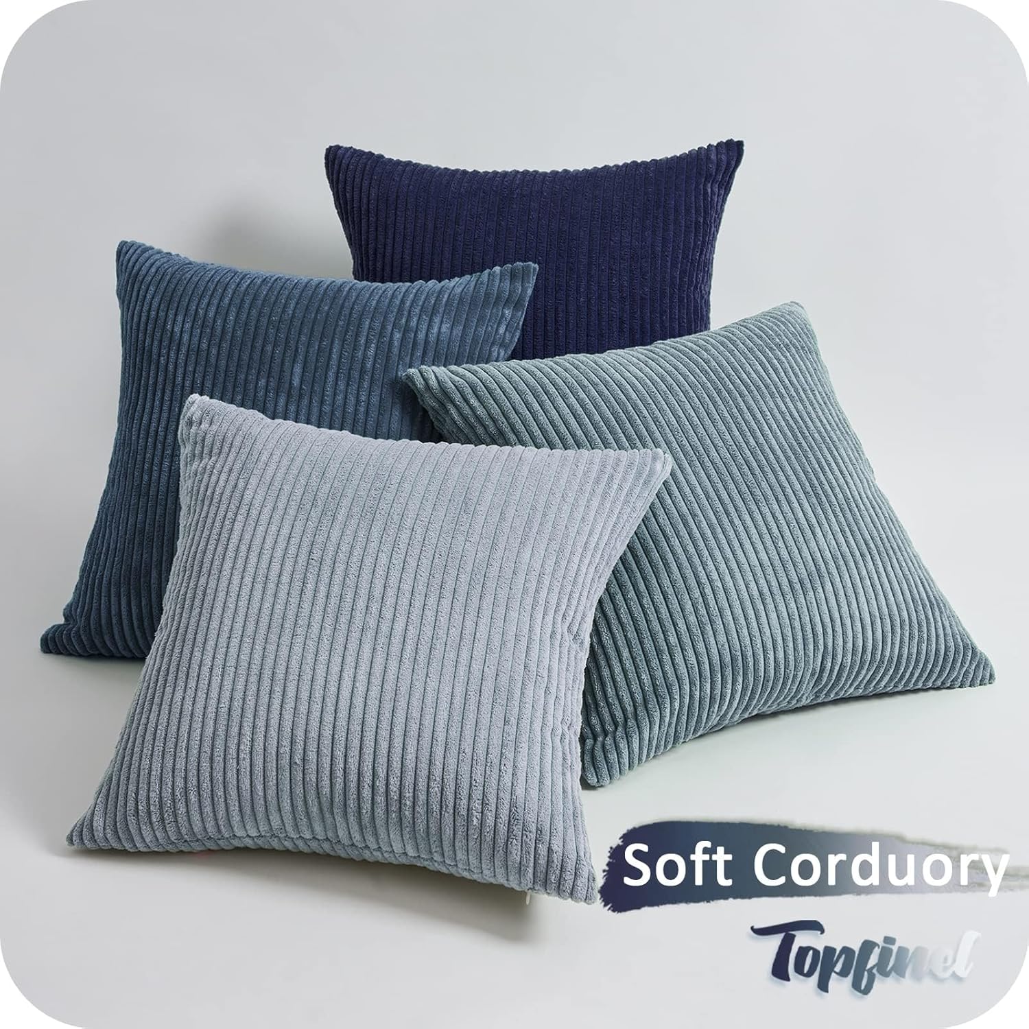 Decorative Throw Pillow Covers, Set of 4 Soft Velvet Cushion Cases for Farmhouse - Picture 174 of 181