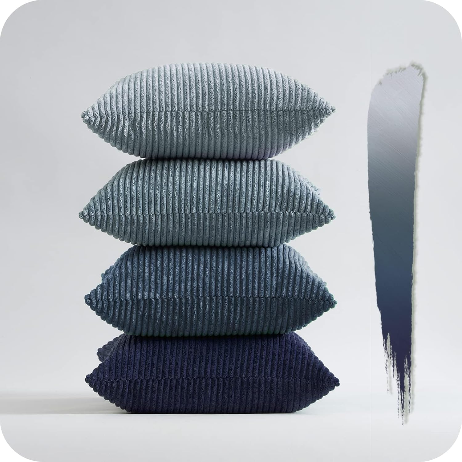 Decorative Throw Pillow Covers, Set of 4 Soft Velvet Cushion Cases for Farmhouse - Picture 175 of 181