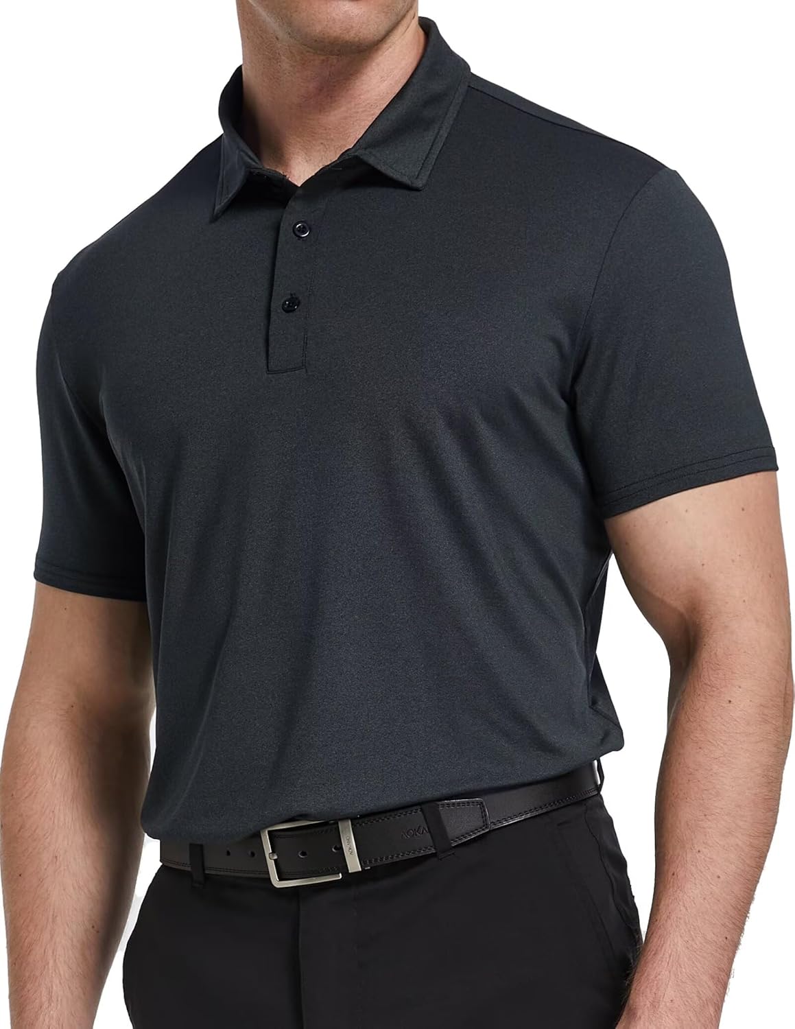 6er Pack Herren Poloshirts Kurzarm Golfshirt feuchtigkeitsableitend Kragen T-Shirt - Bild 26 von 32
