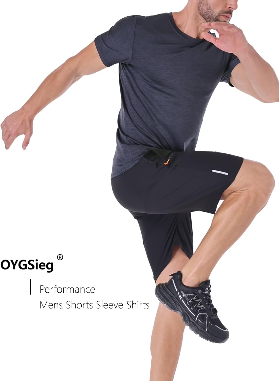6er Pack Herren Poloshirts Kurzarm Golfshirt feuchtigkeitsableitend Kragen T-Shirt - Bild 27 von 32