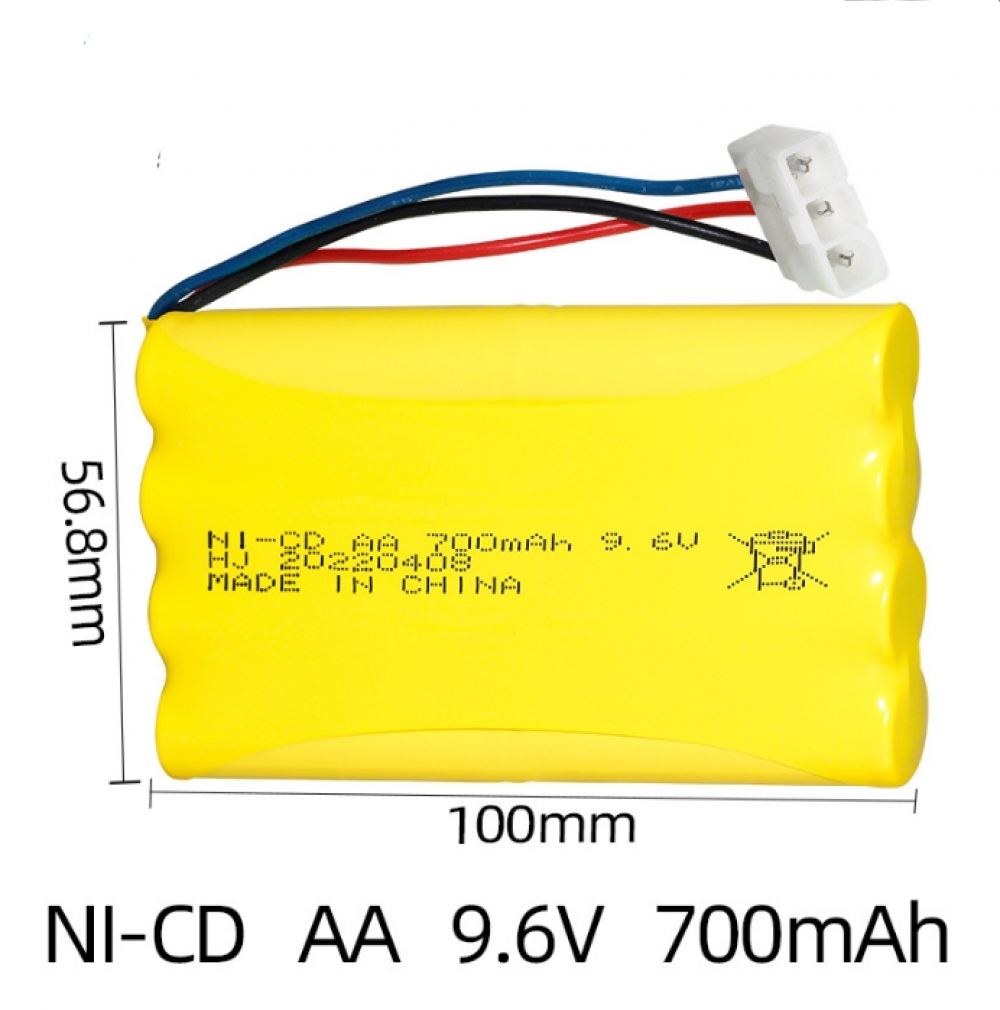 Batería Ni-Cd AA 9.6V 700mAh Paquete Recargable para Coche RC Juguetes Enchufe KET-2P - Imagen 17 de 18