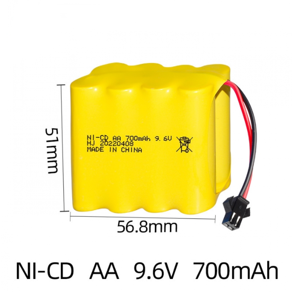 Batería Ni-Cd AA 9.6V 700mAh Paquete Recargable para Coche RC Juguetes Enchufe KET-2P - Imagen 11 de 18
