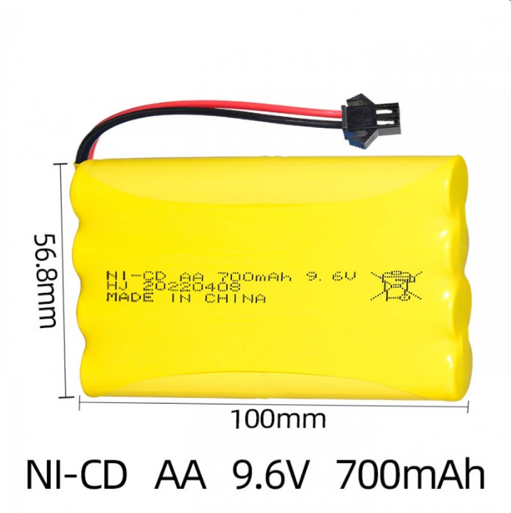 Batería Ni-Cd AA 9.6V 700mAh Paquete Recargable para Coche RC Juguetes Enchufe KET-2P - Imagen 11 de 18