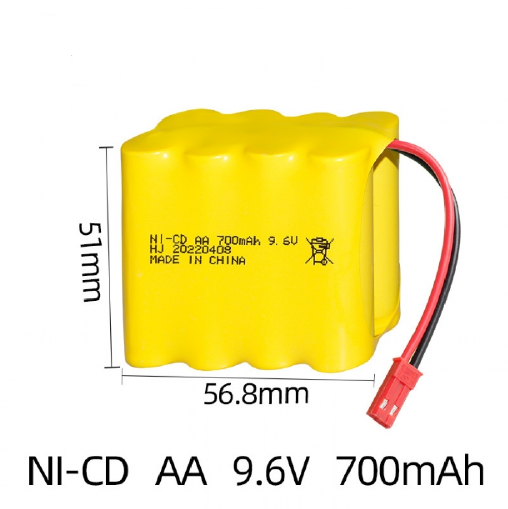 Batería Ni-Cd AA 9.6V 700mAh Paquete Recargable para Coche RC Juguetes Enchufe KET-2P - Imagen 12 de 18