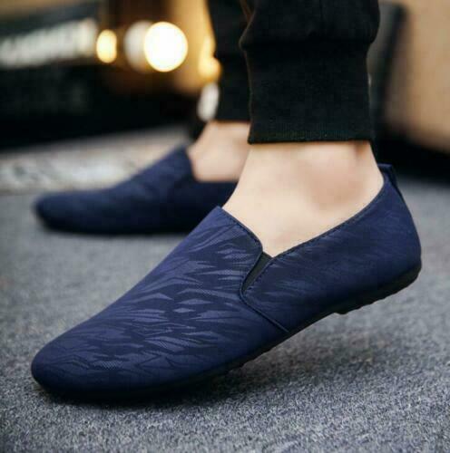 Mocasines de conducción informales de cuero sintético para hombre zapatos de salón sin cordones mocasines talla plana - Imagen 19 de 19