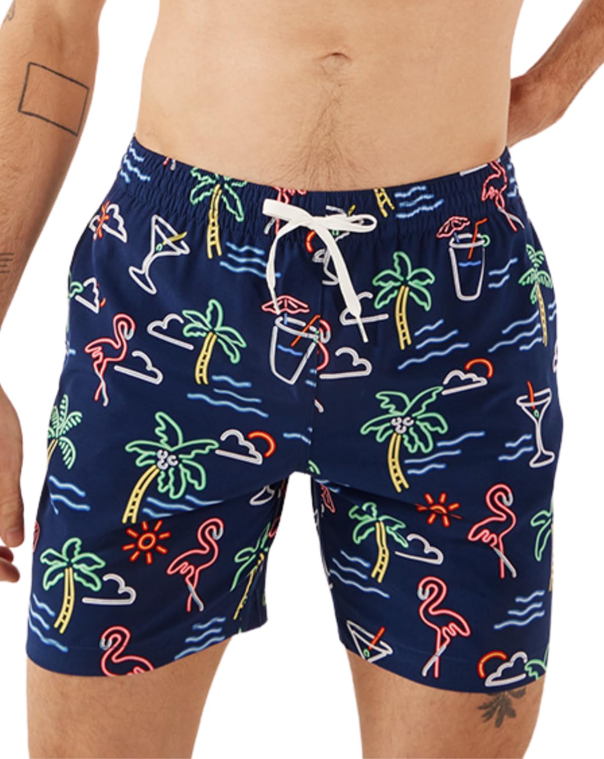 Men’s Quick Dry Stretch Swim Shorts Beach Trunks with Zipper Pockets - Picture 17 of 27