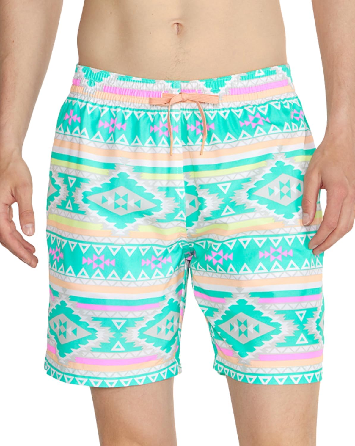 Men’s Quick Dry Stretch Swim Shorts Beach Trunks with Zipper Pockets - Picture 19 of 27