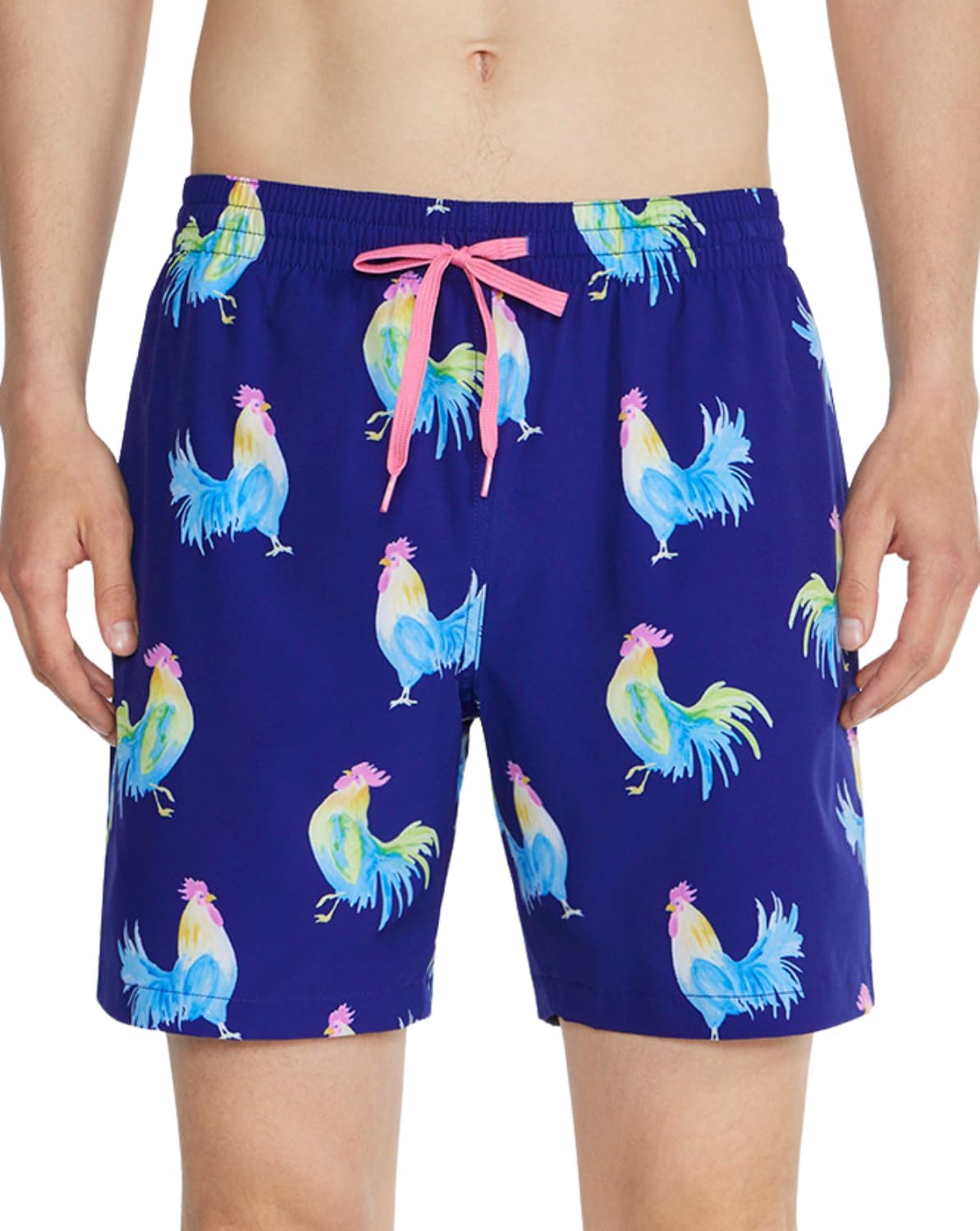 Men’s Quick Dry Stretch Swim Shorts Beach Trunks with Zipper Pockets - Picture 20 of 27