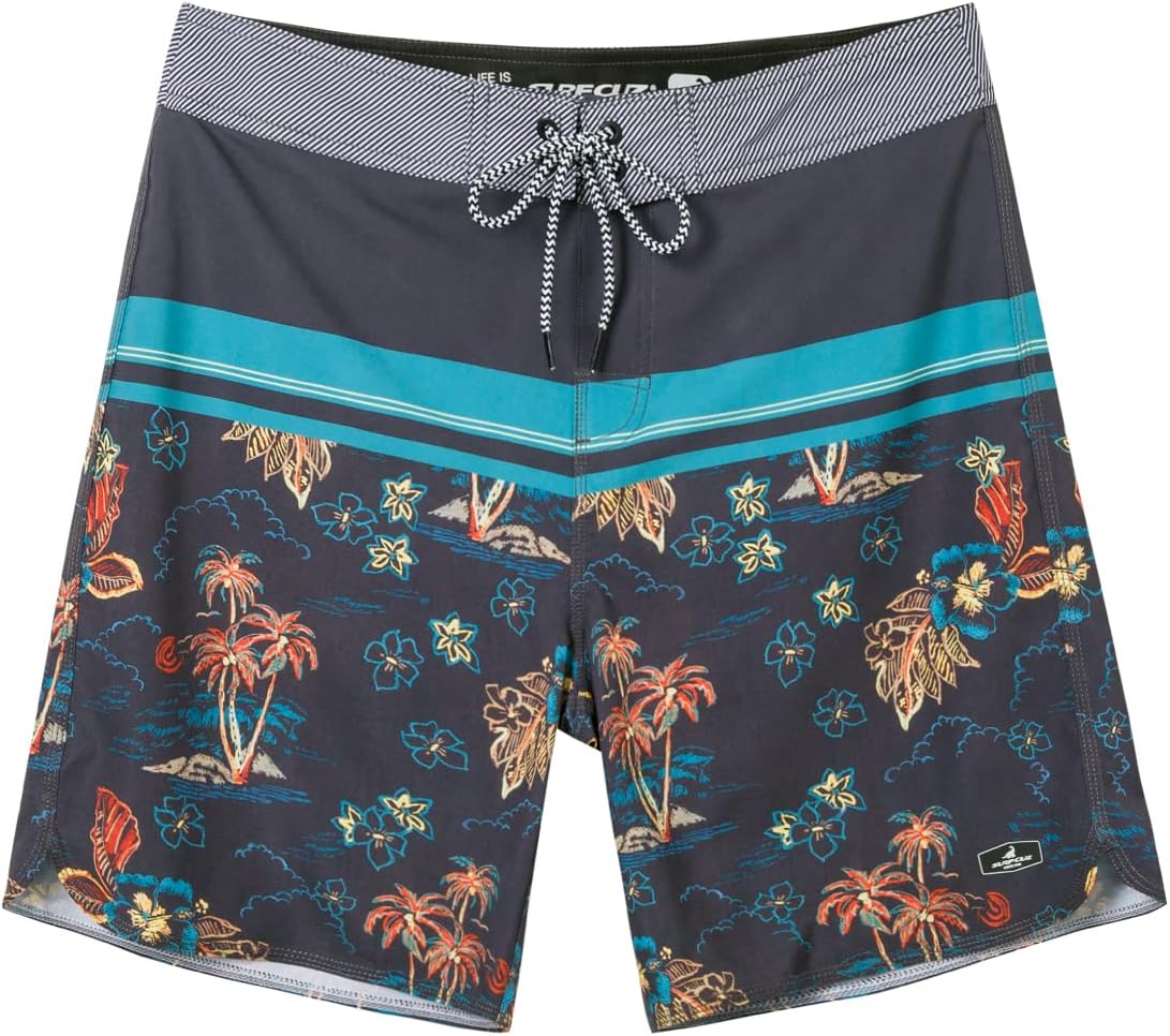 Men's 4-Way Stretch Quick Dry Board Shorts Swim Trunks Beachwear No Mesh - Bild 14 von 44