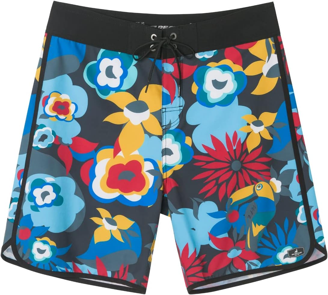 Men's 4-Way Stretch Quick Dry Board Shorts Swim Trunks Beachwear No Mesh - Bild 17 von 44