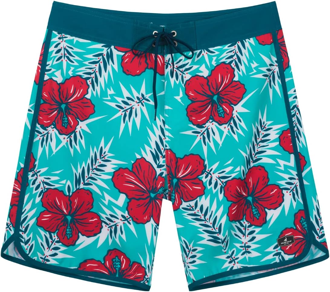 Men's 4-Way Stretch Quick Dry Board Shorts Swim Trunks Beachwear No Mesh - Bild 18 von 44